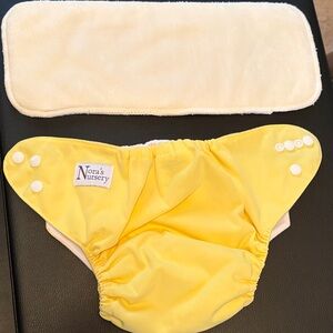 2/$15 Yellow Reusable Cloth Diaper Cover for Kids